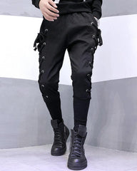 Streetwear Side Drawstring Jogger Pants