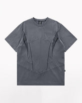 Reflective Strip Splicing T-Shirt