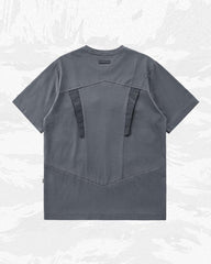 Reflective Strip Splicing T-Shirt