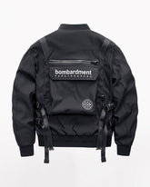 Futuristic Backpack Functional Bomber Jacket