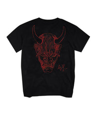 Streetwear Ninja Oni Graphic T-Shirt