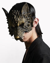 Cyberpunk Half Face Werewolf Mask