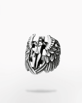 Got Me Thinking Angel Feather Ring