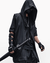 Black Sleeveless Ninja Costume Vest