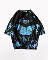 Blue Butterfly Streetwear T-Shirt