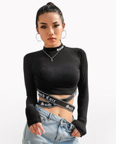 Love Is Life Webbing Cross T-Shirt
