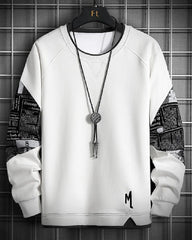 Streetwear Two-Way Crewneck Sweatshirt