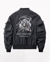 Skull Black Bomber Cyberpunk Jacket