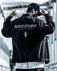 Futuristic Mens Bomber Jacket