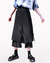 Summer Women Mesh Skirt Pants