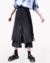 Summer Women Mesh Skirt Pants