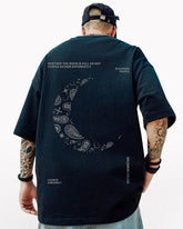 Oversize Streetwear Moon Graphic T-Shirt