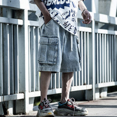 Light Blue Denim Shorts