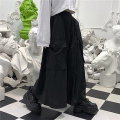 Black Hakama Pants Women