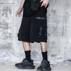 Cargo Shorts With Zipper Pockets