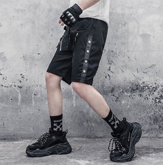 11 Bybbs Zipper Pocket Short Black