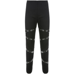 Punk Pants With Straps