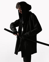 Ninja Costume Black Hooded Cloak