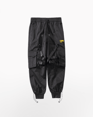 Street Style Black Cargo Jogger Pants