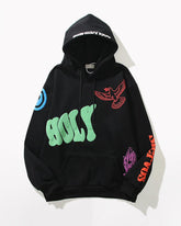 Streetwear Letter Graffiti Hoodie