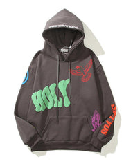 Streetwear Letter Graffiti Hoodie