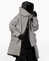 Fake Two-piece Utility Long Coat