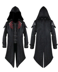 Gothic Tuxedo Unisex Long Coat