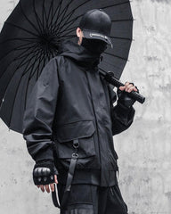 Outfits Ribbon Hooded Jacket