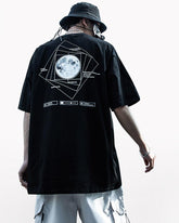 Time Stands Still Moon Universe Sci-Fi T-Shirt