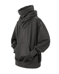 Unisex Turtleneck Scarf Mask Hoodie