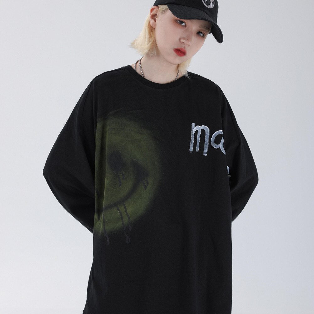 Tearing Smiley Sweatshirt