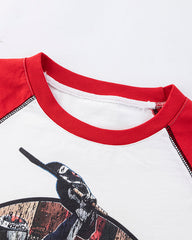 Graphic Raglan Long Sleeve T-shirt
