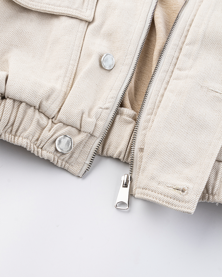 Short Relaxed Utility Jacket