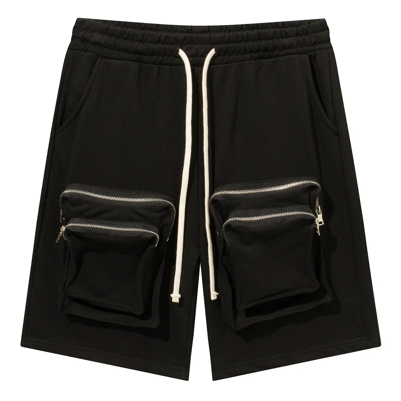 Zipper Cargo Shorts