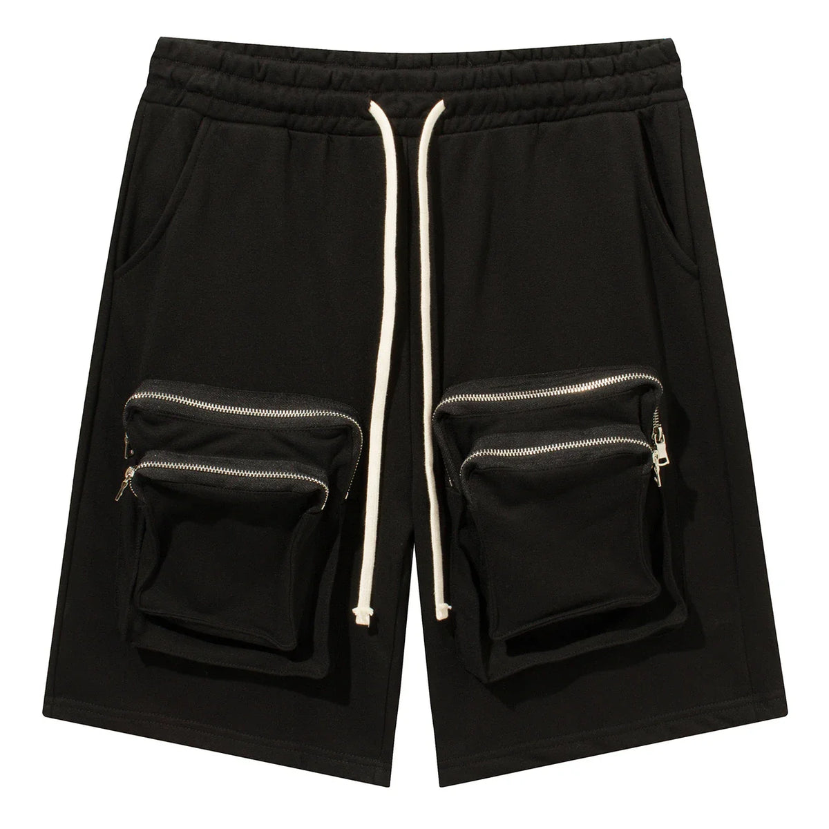 Zipper Cargo Shorts