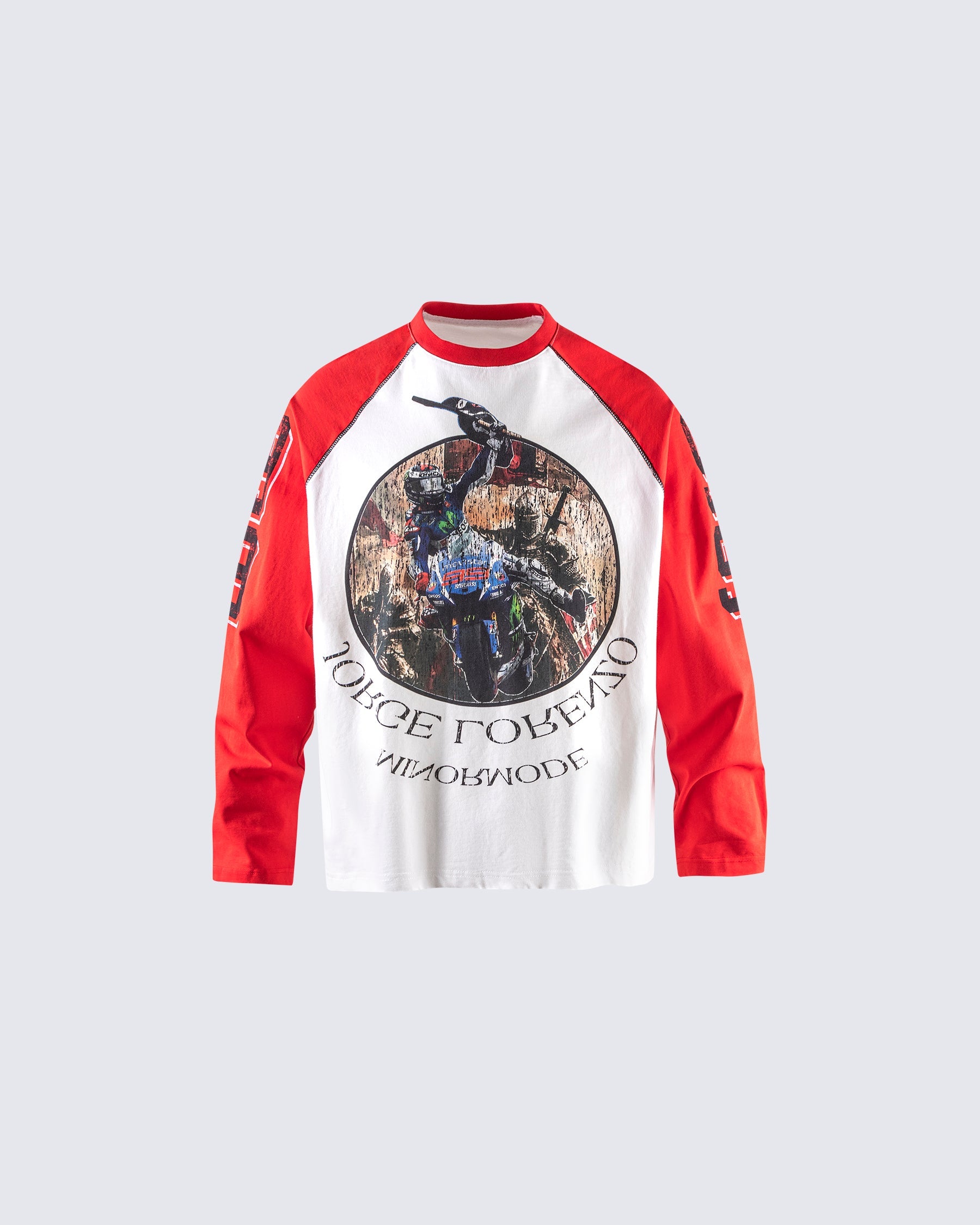 Graphic Raglan Long Sleeve T-shirt