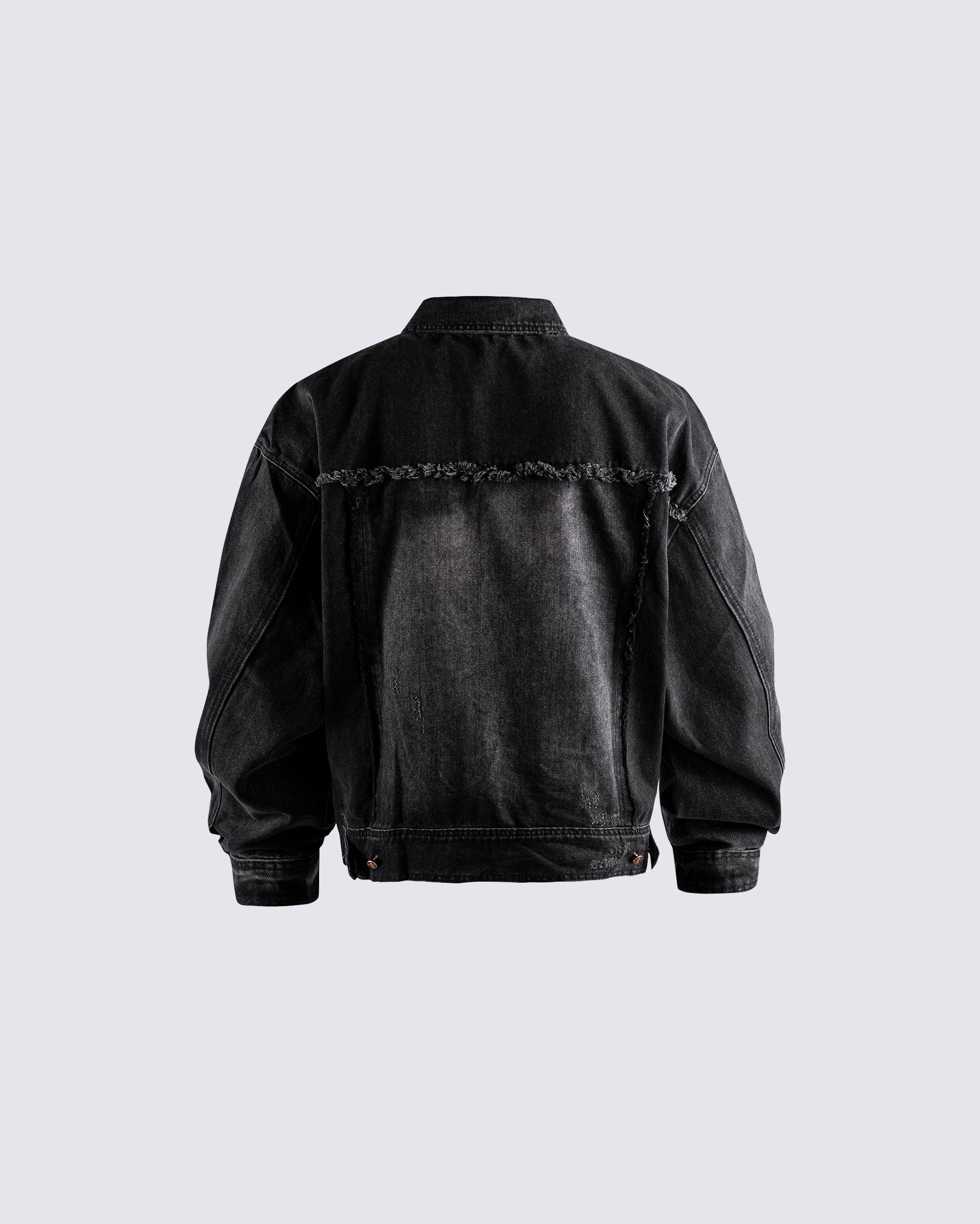 Autumn Winter New Design Distressed Denim Jacket