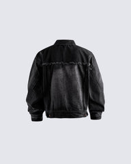 Autumn Winter New Design Distressed Denim Jacket