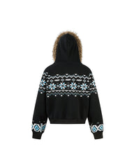 Christmas Furry Hood Sweatshirt