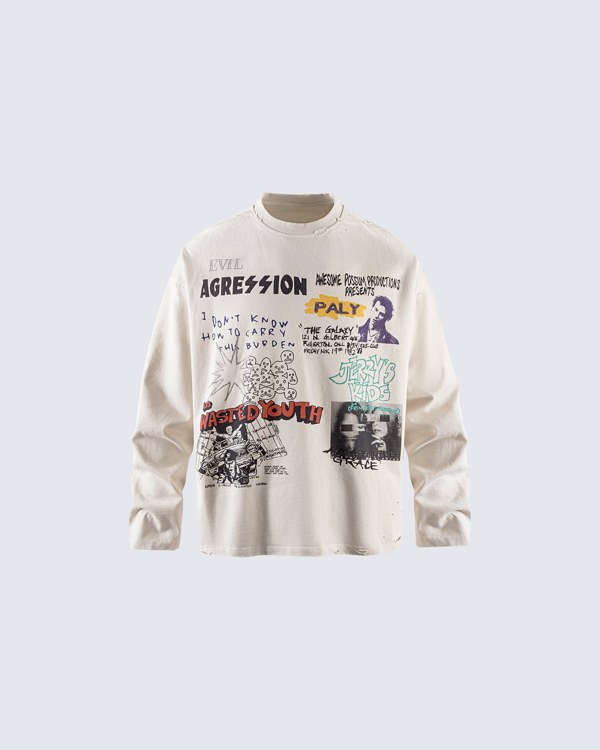 Graphic Printed Long Sleeve T-shirt