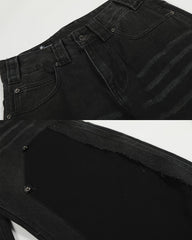 Personalized Washed Design Jeans