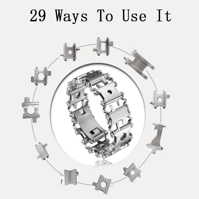 Techwear Multifunction Chain Bracelet