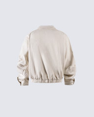 Short Relaxed Utility Jacket