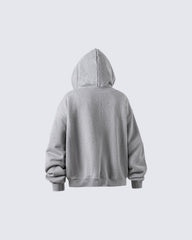 Design Contrast Patchwork Hooded Sweatshirt