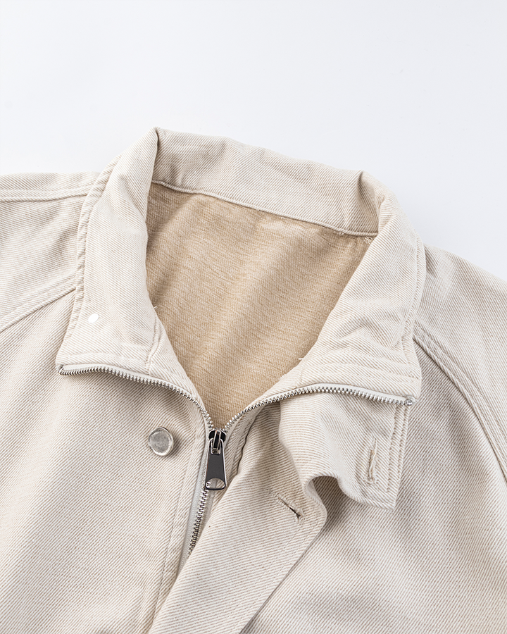 Short Relaxed Utility Jacket