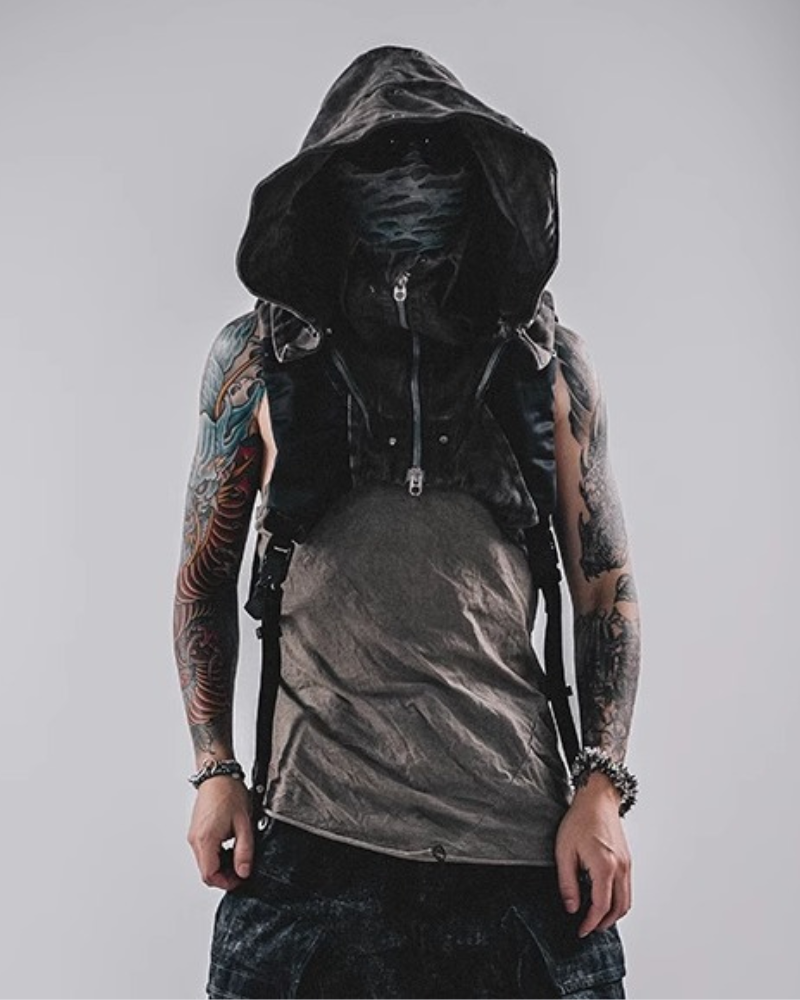 Wasteland-Modular Detachable Hood Tactical Vest