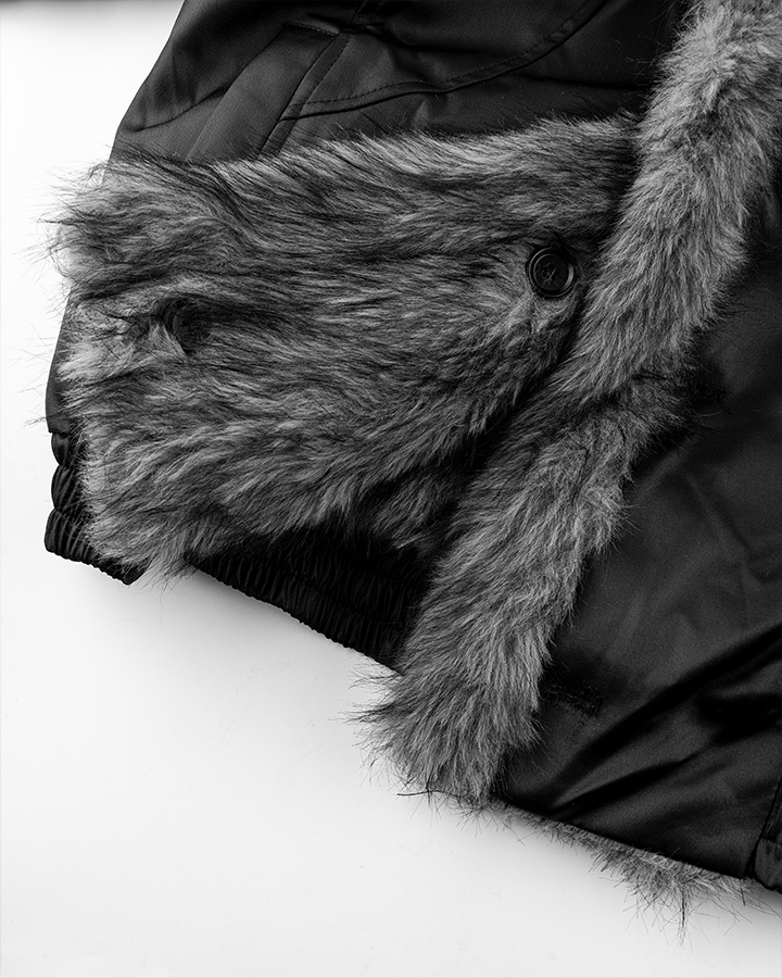 Reversible Faux Fur & Faux Leather Jacket