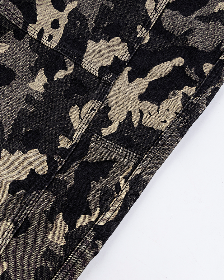 Camouflage Wide-Leg Pants