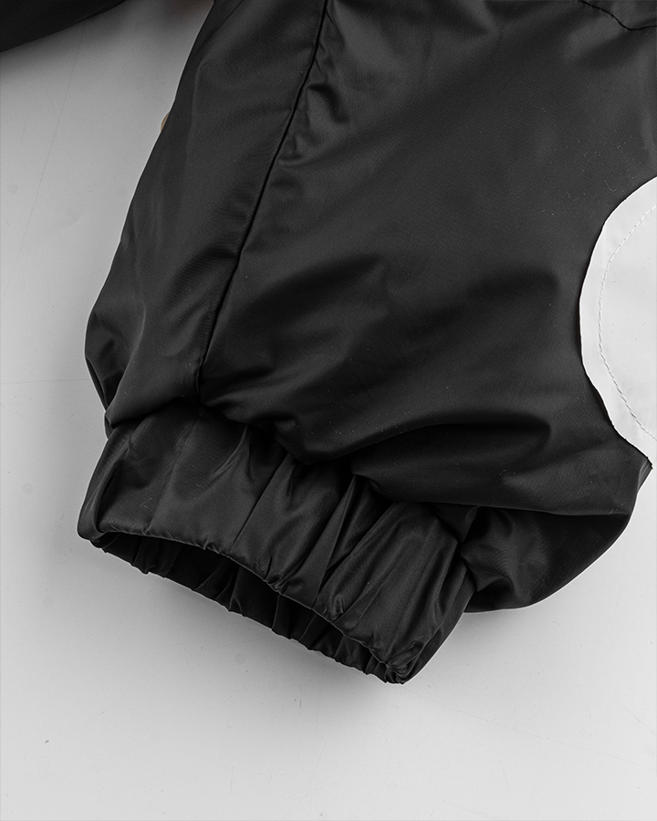 Black and White Puffer Jacket