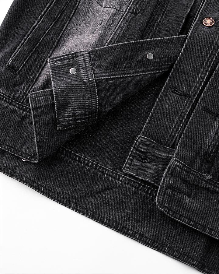 Autumn Winter New Design Distressed Denim Jacket
